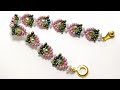 Bracelet with seed beads and crystals * Браслет из бисера и кристалла *