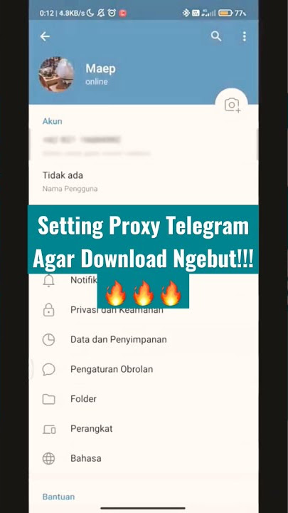 Video ini menjelaskan tentang cara setting proxy di Telegram. #telegram #proxy #download