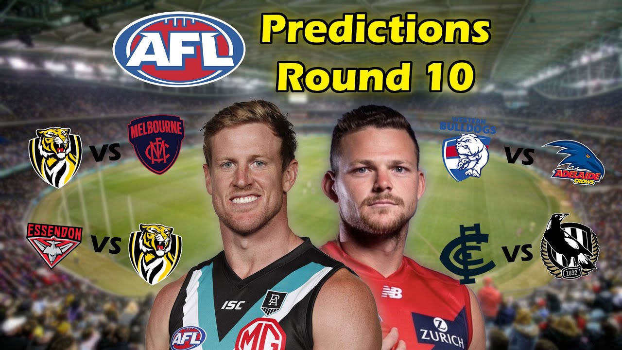 2023 AFL Round Ten Tips & Predictions - YouTube