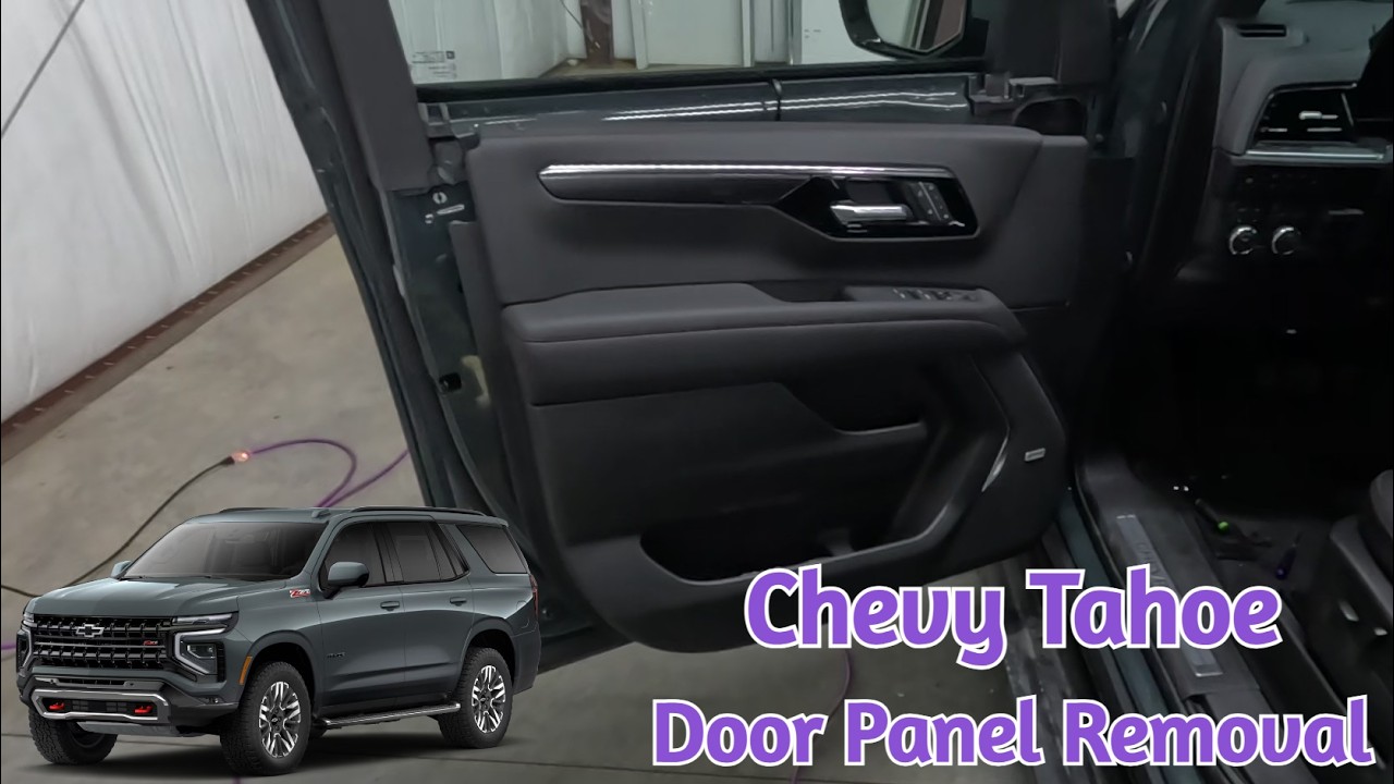 How To Remove Front & Rear Door Panel 2021-2026 Chevrolet Tahoe - YouTube