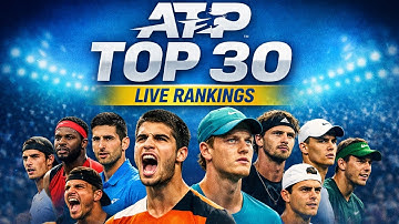 ATP TOP 30 SHOCKER 2025😱 | Live Rankings Countdown That Changed Everything