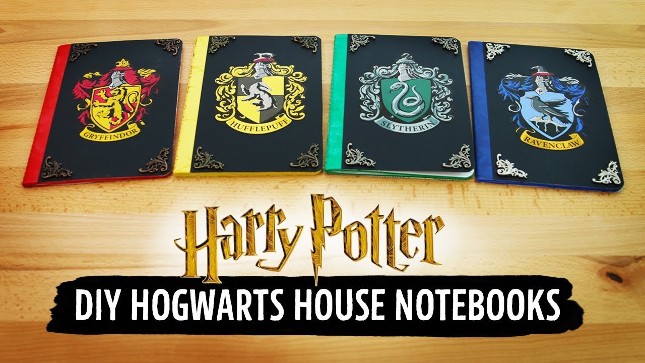 Harry Potter Diy Hogwarts House Notebooks Sea Lemon