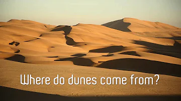 Great footage of sand dunes forming and moving