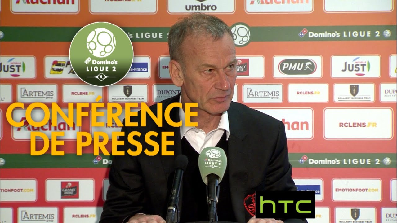 Conférence de presse RC Lens Stade Brestois 29 (02) 2016/2017