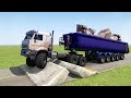 Mods Truck vs Extreme Speed Breaker Challenge! Driver Skills Gameplay! #mudrunner #snowrunner #truck