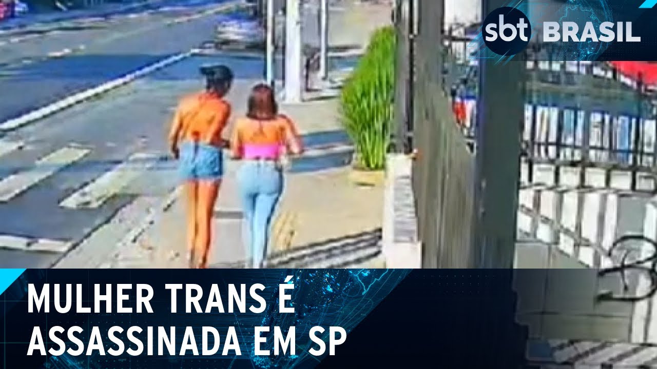 Mulher trans é perseguida e morta a tiros após baile funk em SP | SBT Brasil (15/04/24)