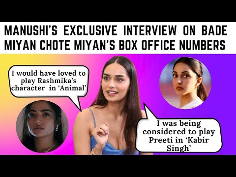 Manushi Chhillar on Bade Miyan Chote Miyan, REACTS to getting Rashmika’s role in Animal, Ram Charan