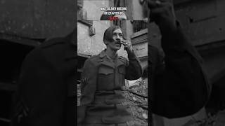 Soldier mocking Adolf hitler after his death ww2# war#history.