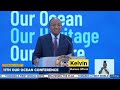 Hussein Mwinyi address during the 11th OUR ocean Conference in Mombasa