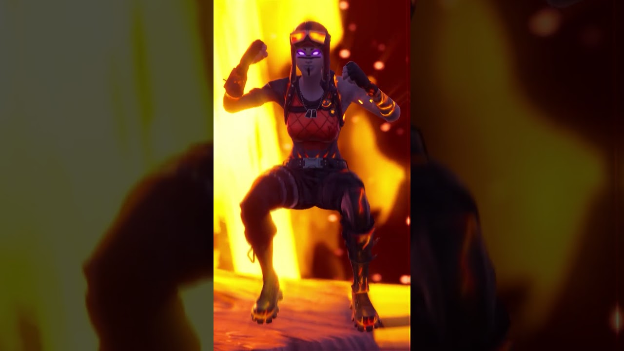 Clean fire Renegade Raider transition! 🤯🔥 #fortnite #gaming #shorts
