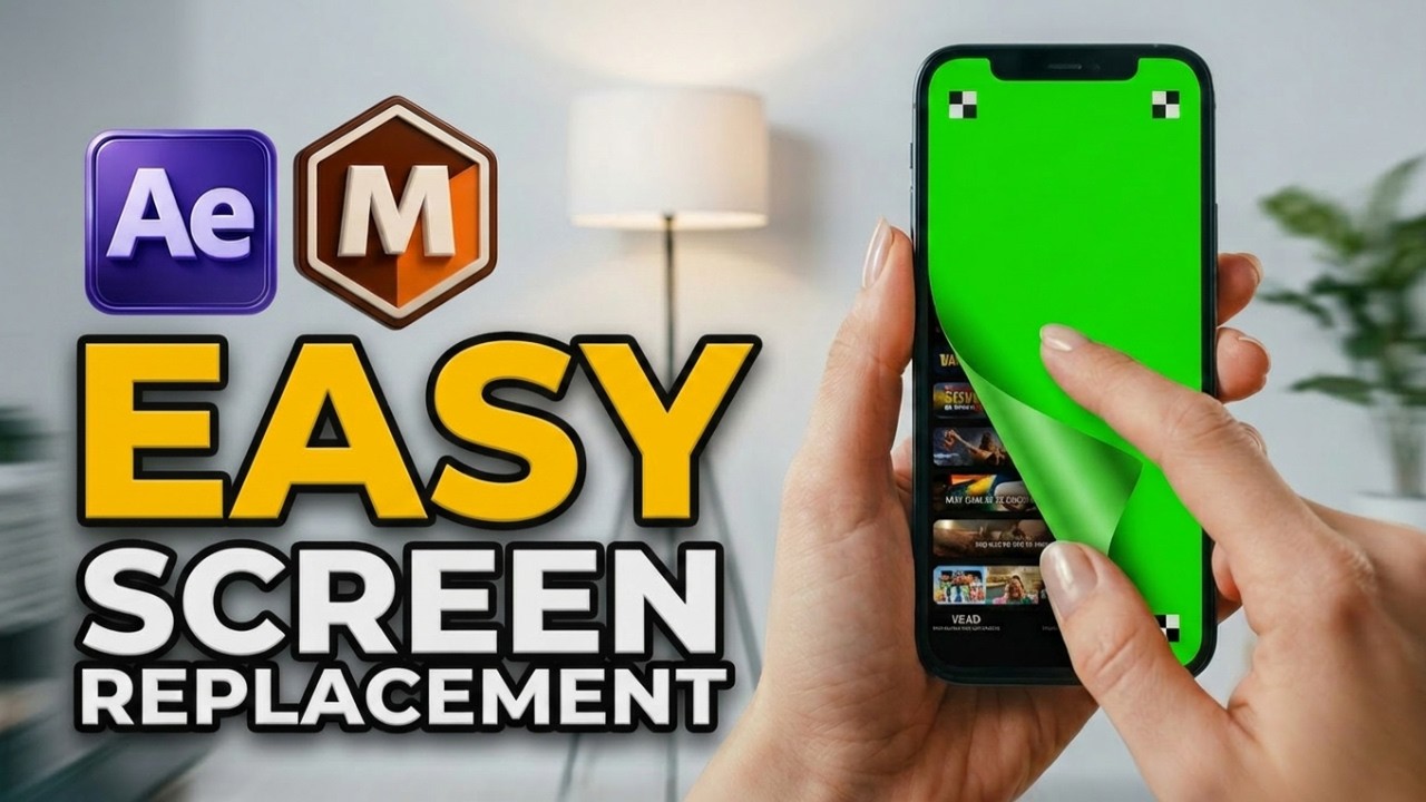 Mocha AE: The EASIEST Screen Replacements in After Effects 2026