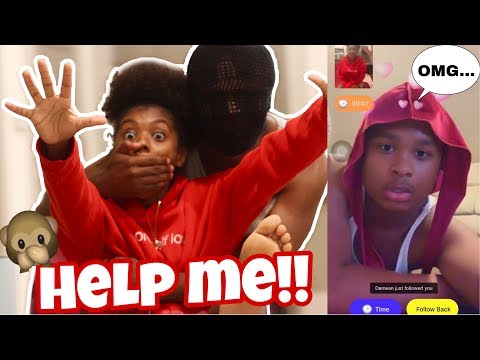 kidnap-prank-on-monkey-app🐵-(**hilarious!!😂**)