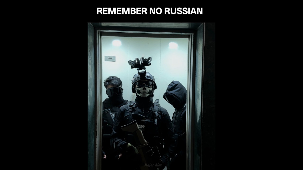 "No Russian + Going Dark" - Major Alex And The Cobra Team Lift Scene Cosplay 💀 