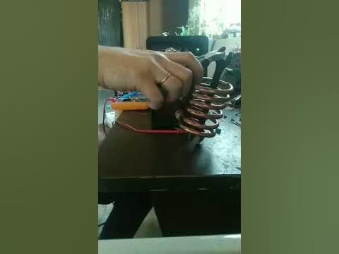 Индукционный нагреватель из сварочного аппарата - YouTube