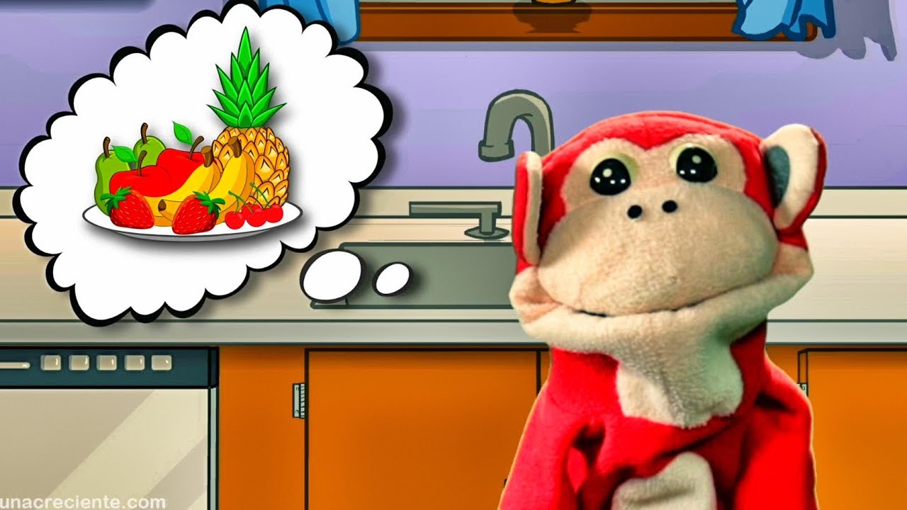 Haciendo Una Ensalada De Fruta Con El Mono Youtuber  El Mono Sílabo