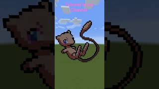 Mew, Minecraft Pixel Art Tutorial #mew #pokemon #minecraft #pixelart #tutorial