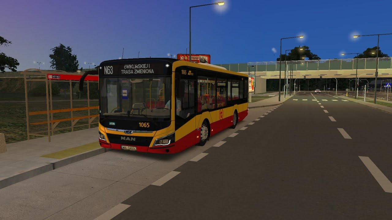 OMSI 2 - Warszawa Białołęka by ReMi & Manek 0.2 - Linia N63 - MAN Lion's City 10C