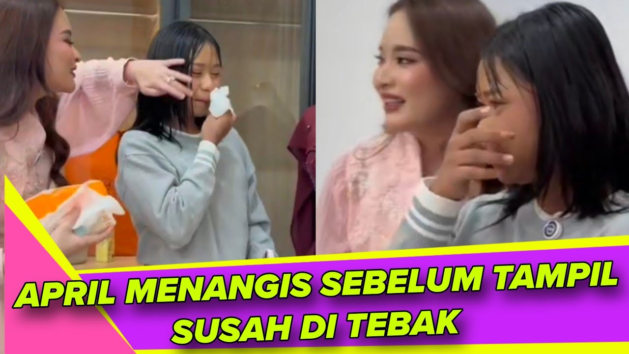 April DA7 Menangis Sebelum Tampil !! Kejutan Ini Mama April Tidak Menyangka Semua Begini