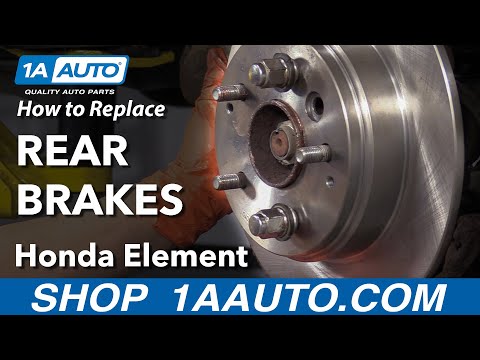 How to Replace Rear Brakes 03-07 Honda Accord