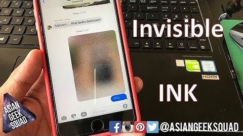 iOS 10 - How to send iMessage with Invisible INK