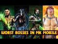 MK Mobile. What Are The Worst Bosses in Towers. Do You Agree?