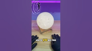 Celebrating The longest night of the year with a 3D printed moon lamp