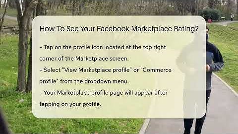 How To See Your Facebook Marketplace Rating? - Everyday-Networking