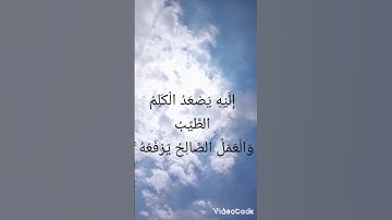 آية من سورة فاطر بصوت ربما جميل ..... القرآن الكريم