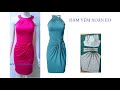 HỒNG NHUNG Tailor: Thiết kế Đầm yếm xoắn eo. Sewing patterns( How to make your own sewing patterns)