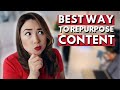What is the best way to repurpose content for social media?