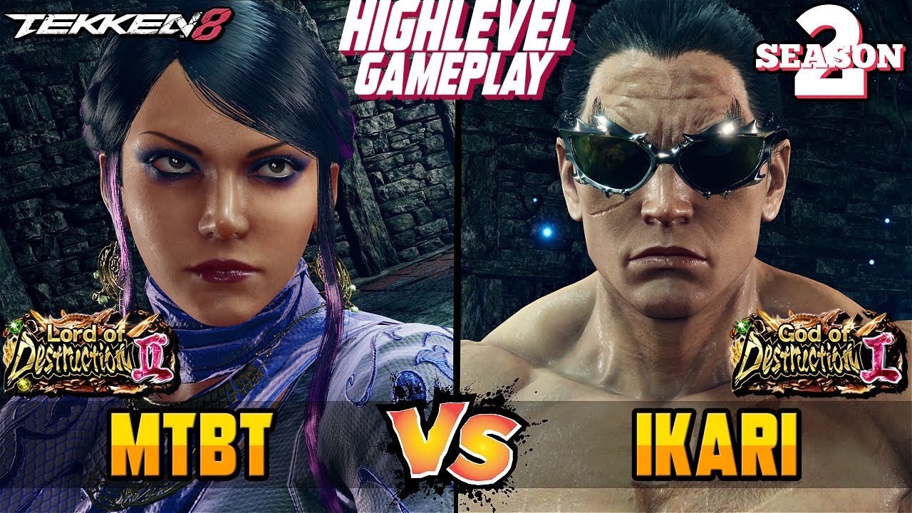 Tekken 8 – MTBT | KAGEMARU (Zafina) vs IKARI (Kazuya) – T8 SEASON 2 High Level Gameplay!