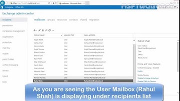 how to disable mailbox and reconnect with existing user in Exchange 2013 SP1
