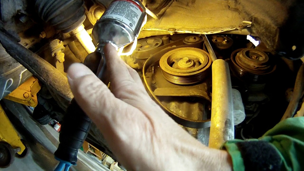 How to replace a serpentine belt. Toyota Rav4 2.0L - YouTube