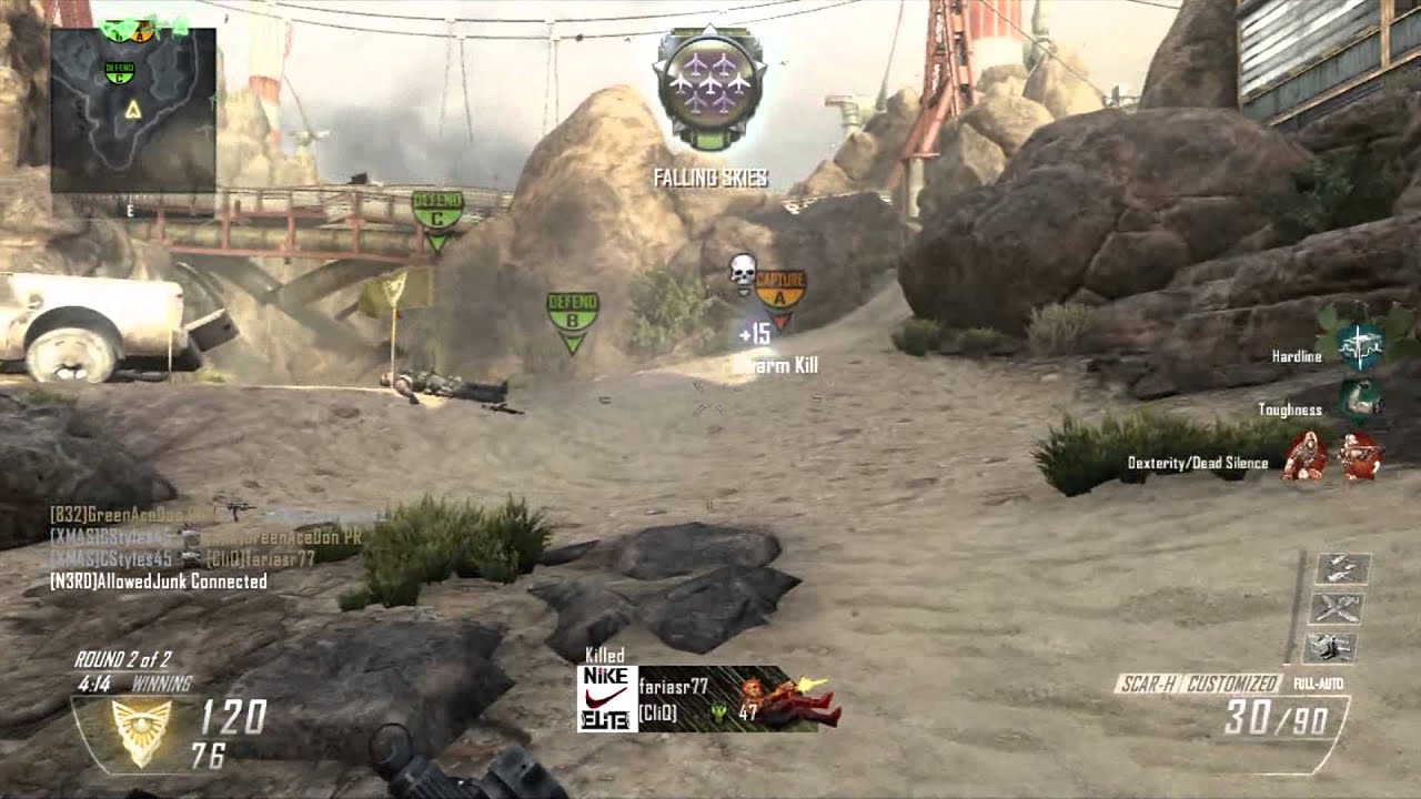 Black Ops 2 - 20 Kill Swarm on 6v6 Domination