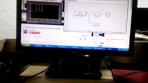 Puerto serial matlab simulink + pic