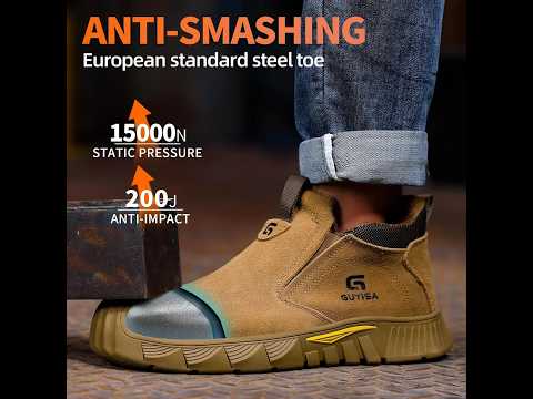 SFSDOUN Men's Fireproof Steel Toe Slip-On Welding Boots Review - Pros & Cons - Welding Boots for Me