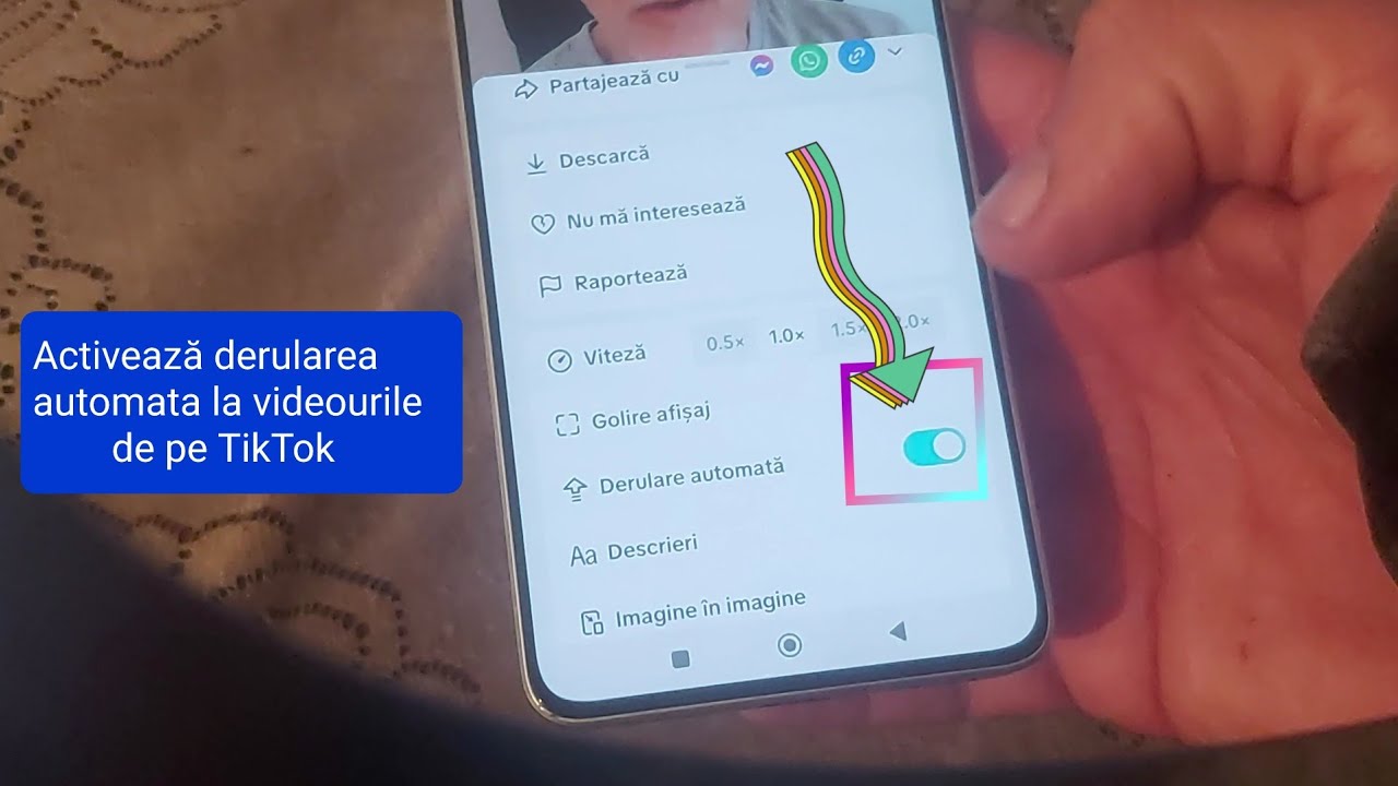 Cum sa activez derularea automata a cliplurilor pe TikTok?
