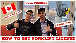 HOW TO GET FORKLIFT LICENSE IN CANADA | HIGH PAY RATE JOB | EXPERT SERIES