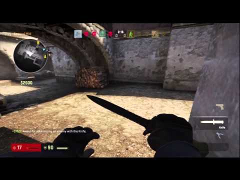 Counter Strike: GO - Highlight of the Day #1 - 4 Knife Kills.