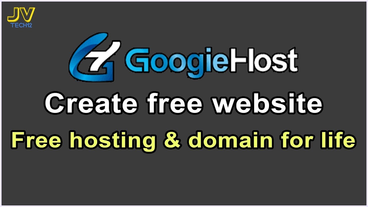 ฟรี โดเมน ฟรี โฮ ส ติ้ง  New  Create free website with Googiehost | Free hosting \u0026 domain for life