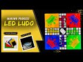 How to Make Acrylic Ludo Game | Creative Handmade Ludo Board with Lights