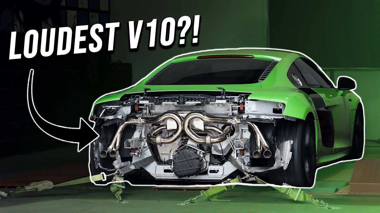 SOUNDS SO GOOD!! Audi R8 Gets Fi Exhaust + VR Tuned!