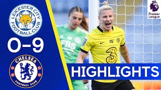 Leicester 0-9 Chelsea | The Blues Move Top After 9 Goal Thrashing | Women's Super League Highlights