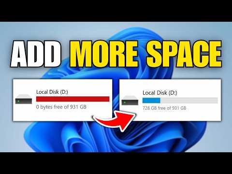 How To Add More Space In Drive D (Step By Step)