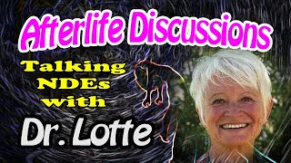 Presentation on NDEs with Dr. Lotte (U.S.A.) on Afterlife Discussions Australia
#NDE #DrLotte #Afterlife
Having two NDEs led Dr. Ann Charlotte Valentin (also known as Dr. Lotte) to start medical school at age 54. She is a
physician, an evidential medium, spiritual educator, speaker and author of the book, Med School after Menopause - The Journey of My Soul. https://amzn.to/36WSWuv Dr. Lotte teaches workshops in Spiritual Development, Expanding Consciousness, Spiritual Embodiment as well as Psychic and Mediumship development. She lives in Phoenix, Arizona, where she operates the Center for Integrative Medicine as well as her Spiritual Center, Divine Spiritual Essence. Find out more about her at https://drlotte.com/
At this meeting Dr Lotte will share her near death experiences and the psychic abilities that emerged as a result of them. Presentation on NDEs with Dr. Lotte (U.S.A.) on Afterlife Discussions Australia