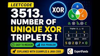 LeetCode 3513 Explained | Number of Unique XOR Triplets I | Easy XOR Trick | Java