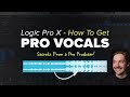 How to get professional vocals in logic pro x with only stock plugins