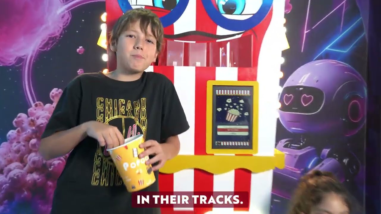 Popcorn Bot: robotic popcorn vending machine by Futureino