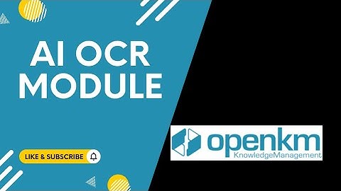 OpenKM AI OCR Module ENG
