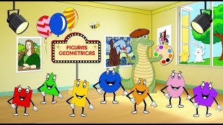 GUESS THE GEOMETRIC SHAPES 🌀 LEARN TO IDENTIFY THEM / EDUCATIONAL VIDEOS FOR CHILDREN.